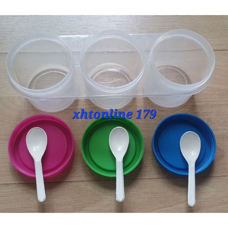 3in1 Canister/ Container with Spoon 300mL